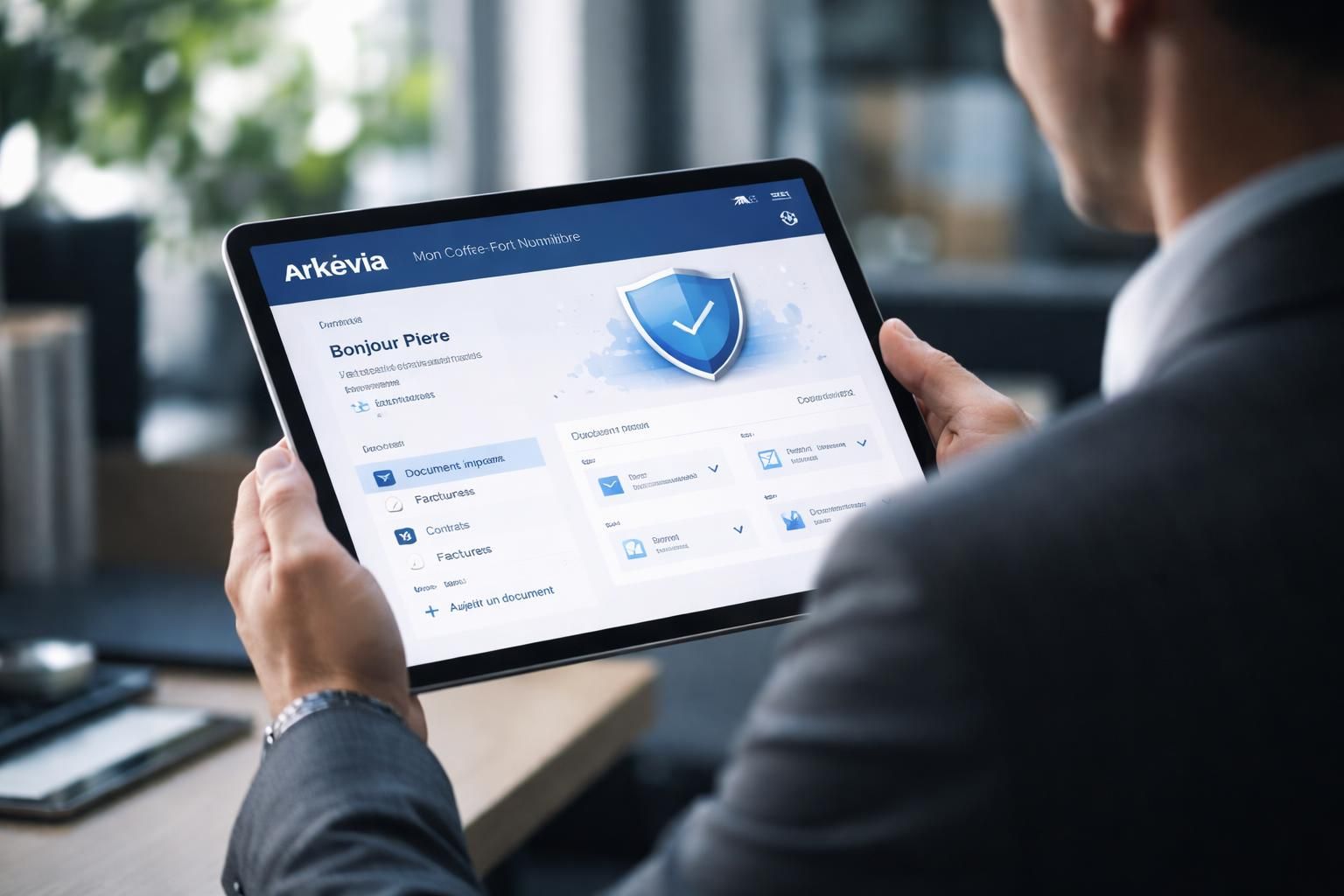 arkevia est votre coffre-fort numérique ultra-sécurisé, conçu pour protéger et sauvegarder vos documents essentiels en toute confiance.